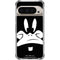 Looney Tunes Daffy Duck Plain Black and White Pixel 9/9 Pro Clear Case